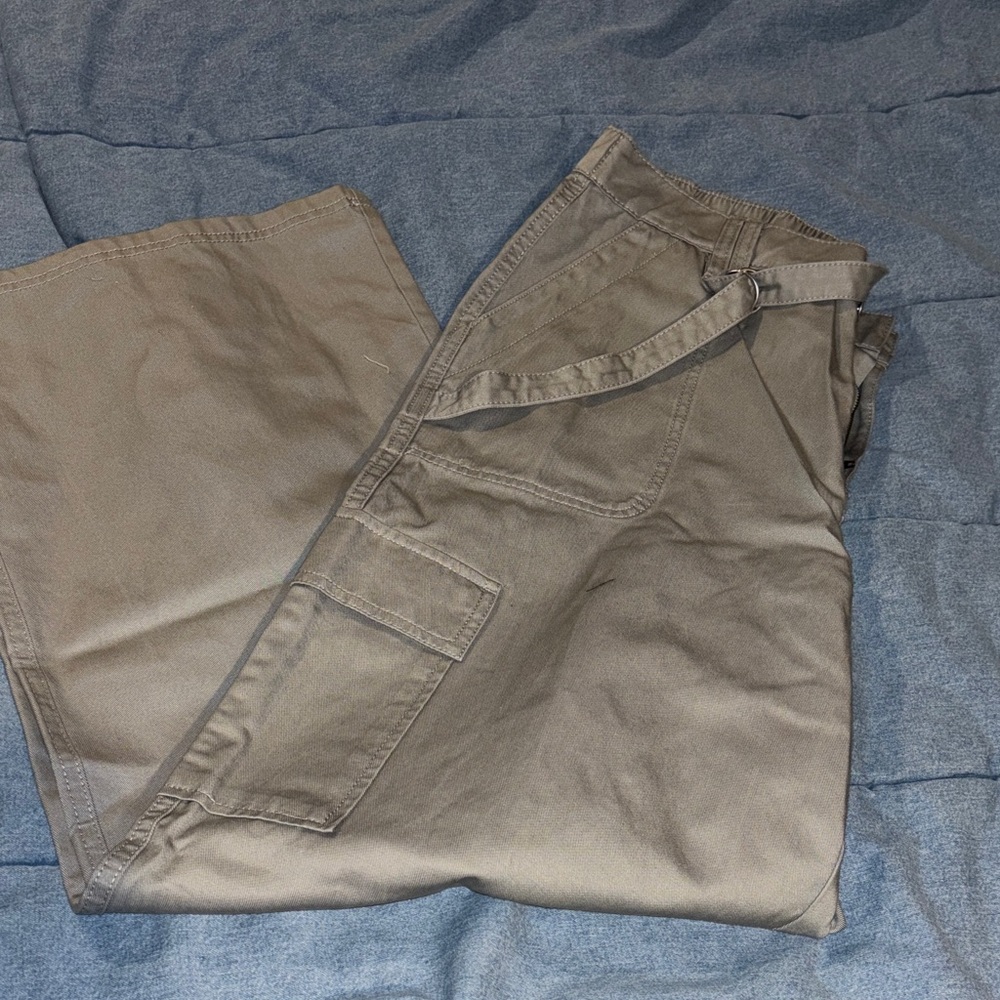 NWT Celebrity pink  Olive Green Utility Cargo Pants Womens xl